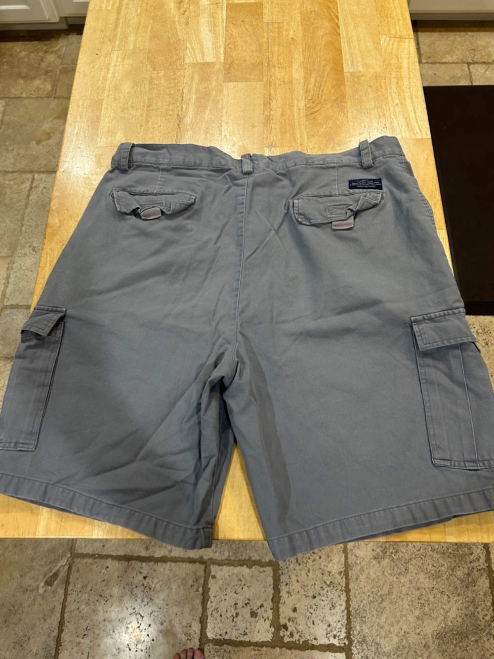 Men's Cargo Shorts in Slate Blue - Comfortable Everyday Wear